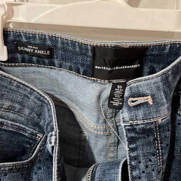 Curvy short jeans never worn with black pattern - Picture 2 of 3